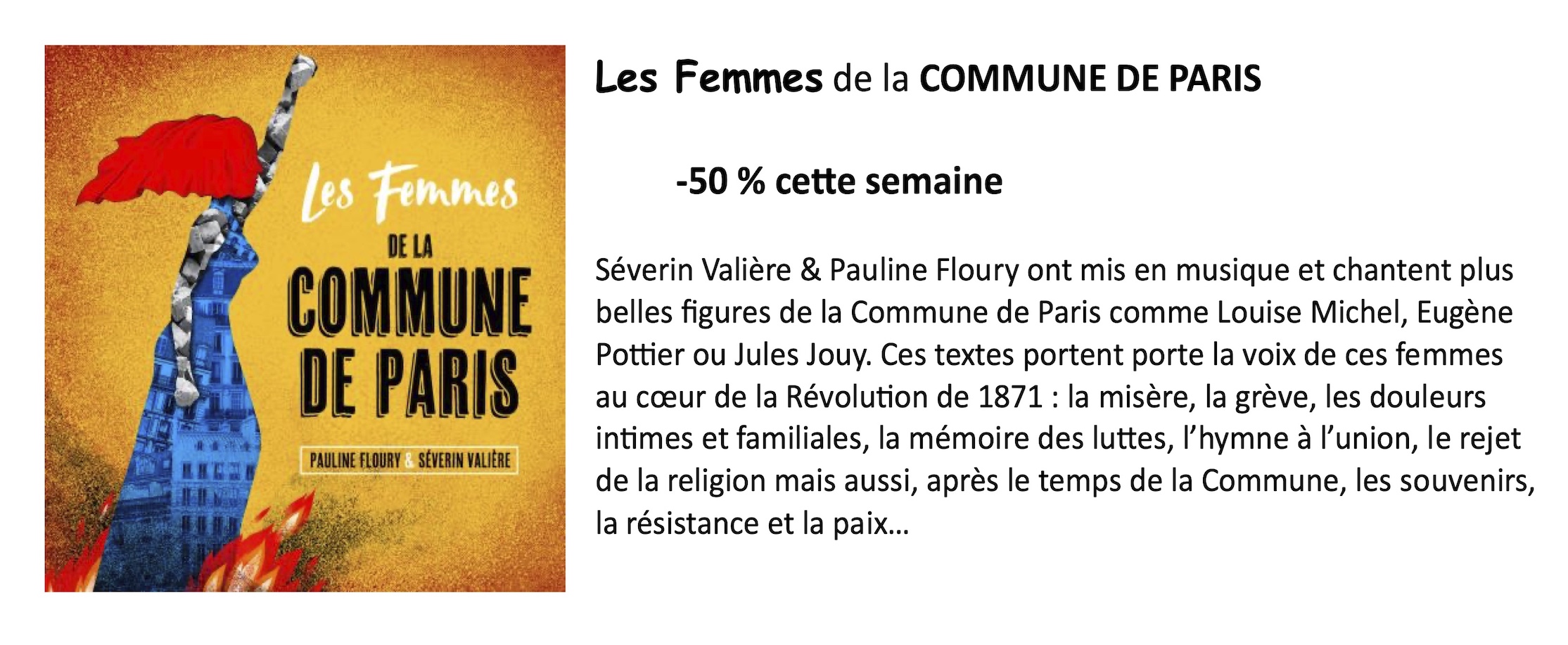 commine de Paris &agrave; - 50%